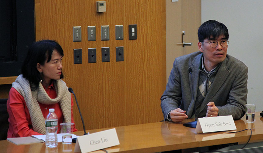 Liu Chen and Kim Hyon-Sob